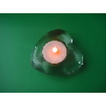 Heart LED Candle w/ Clear Holder