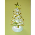 Batt Operated Lighted X-Mas Tree w. USB