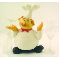 Chef with  Glass Holder