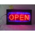 Hanging Rectangular LED Open Sign