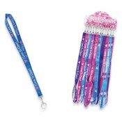 Cheerleading -Embroidered Fashion Lanyard Keychain