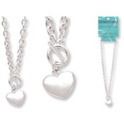 Fiorentino 17" Toggle Necklace w/ Dangling Charm