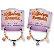 Halloween Hannahs Kids Silver Charm Bracelet LS