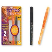 Halloween Tattoo Gel Pens With Stencils
