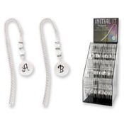 Initial It - Monogramed Brushed Silver Bookmarks