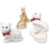 Cat Animal Necklace in Cat Box
