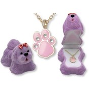 Dog Animal Necklace in Dog Box