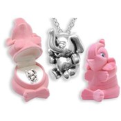 Elephant Animal Necklace in Elephant Box