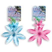 Assorted Colors - Paradise Flower Ponytail Holders