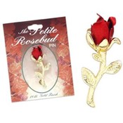 The Petite Rosebud Pin Lead Safe