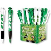 Giant 12" St. Patricks Day - Jotter Pen w/Display