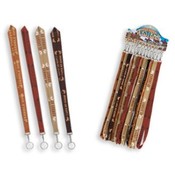 Western Embroidered Fabric Lanyard Keychain