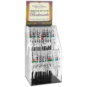 Silvertone Holiday Charms Bookmark w/ Display