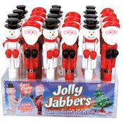 Light-Up - Holiday Flashing Punch Ball Point Pen
