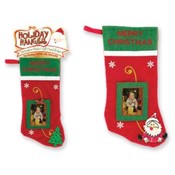 Holiday Stocking With Photo/Gift Card Holder