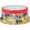 40x Write-Once CD-R Spindle for Audio - 30 disc sp