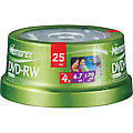 2x Rewritable DVD-RW - 25 Disc Spindle