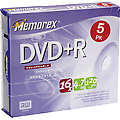 16x Write-Once DVD+R - 5-pack
