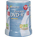 16x Write-Once DVD-R Spindle with White Ink Jet Pr