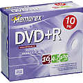 16x Write-Once DVD+R - 10-pack