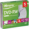 2x Rewritable DVD-RW - 5-pack, slim, jewel case