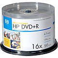 16x Write-Once DVD+R Spindle with Ink Jet Printabl