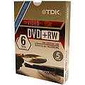 4x Rewritable DVD-RW - 5-pack