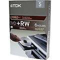 4x Rewritable DVD-RW for Video in Movie Case - 5-p