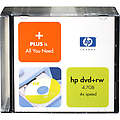 4x Rewritable DVD+RW - 10-pack, slim, jewel case