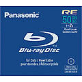 Dual Layer Blu-ray Rewritable Disc - 50GB, single