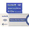 4GB Memory Stick PRO Duo™ Memory Card