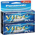 Super High-Grade VHS-C Videocassette - 2-pack