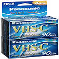 Super High-Grade VHS-C Videocassette - 4-pack