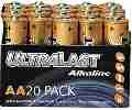 Ultralast Alkaline Battery Bulk Pack