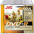 16x Write-Once DVD+R - 5-pack, jewel case