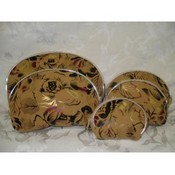 5 Piece Set of  Cosmetic Pouches