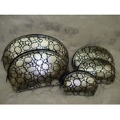 5 Piece Set of Cosmetic Pouches