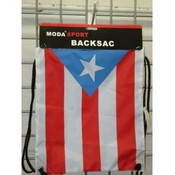 Puerto Rico Flag Back Sac