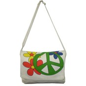 Flower Peace Messenger Bag