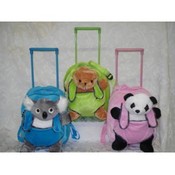 Animal Plush Backpack On Wheels