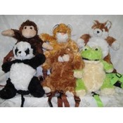 Animal Plush Backpack With Leash