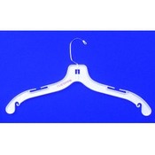 17" Non-Breakable Dress Hanger White