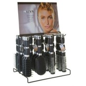Hairbrush With Black Rubber Handle