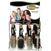 Gold Color Hairbrushes In Display (6 Displays)