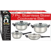 7 Piece Cookware Set With Glass Lids