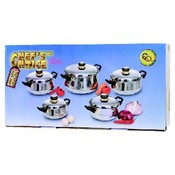 10 Piece Cooking Pot Set With Stainless Steel Lids