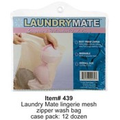 Lingerie Mesh Zippered Wash Bag