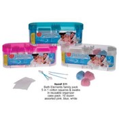 5 in 1 Family Pack Cotton Swabs In Reusable Contai