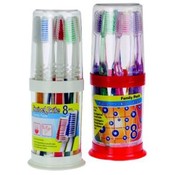 8 Pk Family Pack Toothbrushes In Canister