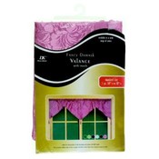 Assorted Colors Woven Valance With Tassels
